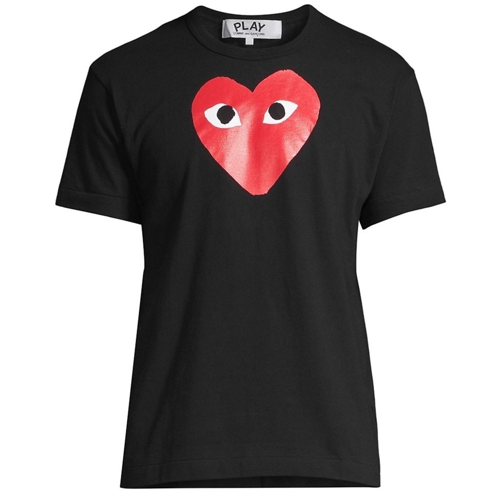 COMME DES GARÇONS PLAY Signature Logo Graphic‎ T-Shirt